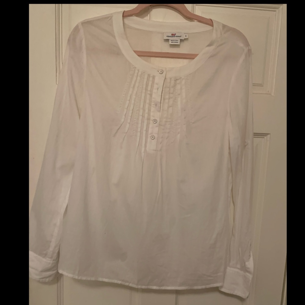 Vineyard vines button tunic top